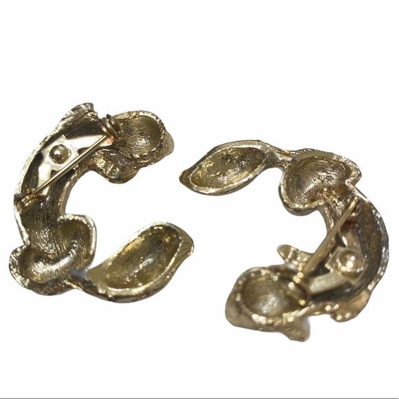 Vintage Enamel And Rhinestone Fox Pins (2) Brooches - Picture 6 of 16